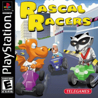 Rascal Racers Playstation  box art
